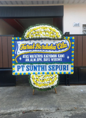 Papan Bunga Duka di Ciseureuh
